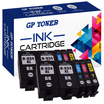 10 Tinten für HP 934 CMYKK GP-H935XL CMYKK x2 GP