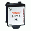 Schwarze Ersatztinte für HP Drucker (C5011DA Nr. 14)