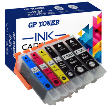 6x Epson GP-E3365XL CMYKK-Tinte